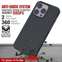 Punksex iPhone Probir futrola od karbonskih vlakana [Aramidshield serija] Ultra tanak i lagana kevlar