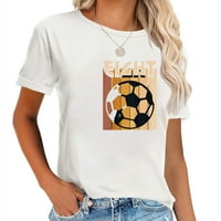 Godišnji nogometni rođendan 8. rođendan Fudbalska stilska majica kratkih rukava za žene