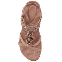Cleariance ženske ljetne stane Sandale casual plaže cipele haljina gležnja elastične sandale