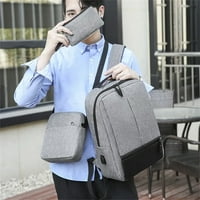 Poslovni muški ruksak za slobodno vrijeme USB punjenje torba za prijenosna računala Veliki kapacitet