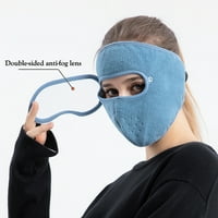 wendunide odjeća za odjeću unise zimske uši i oči zaštite na otvorenom Anti-magle naočare toplo lice maska ​​plavo