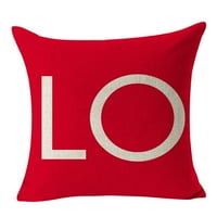 Onhuon Day Valentines pokriva dekora jastuka Valentinovo bacanje jastučnica za kauč na kauču kućište