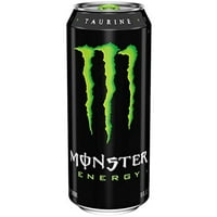 Monster energetski napitak, zelena, originalna i java čudovišta srednja graha, kafa + energetski napitak