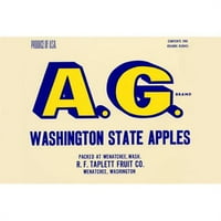 Kupite veću 0-587-21981-5p A. G. Brand Washington State Apples- Veličina papira P20X30