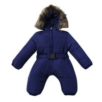 Wofedyo Baby Girl Odjeća Zimska jakna Oprema topli debeli debeli debeli kaput kapuljač za bebe Tumceshit