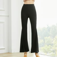 Zyekqe ženske obale joge hlače elastična struka Solična boja Vježba hlače Dame Mekane sportske pantalone