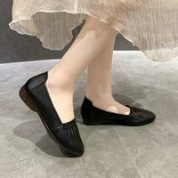 Eczipvz Cipele za žene Ženske ravne sandale perle boemska elastična stražnja remena za remen za rezanje ljeta na sandalama