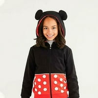 Kubanice mališane i velike djevojke Disney Minnie Mouse 2-in- punjene životinjske duhove crna 10