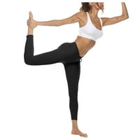 Seksi ženski potez visoki struk Stretch stretch fitness tajice joga hlače hot6s4487590
