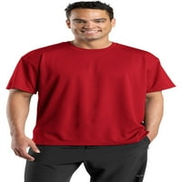 Sport-Tek K Mens Dri-Mesh Majica kratkih rukava - Crvena - 4x-velika