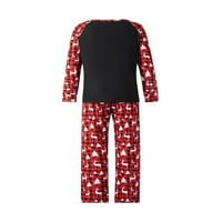 Božićna porodica Pajamas Odgovarajući odmor u pidžami xmas Sleep odjeća Božićna salona set zaglavlje