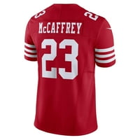 Muški Nike Christian McCaffrey Scarlet San Francisco 49ers Vapor F.U.S.e. Ograničeni dres
