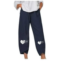 Dugačke hlače za čišćenje ženske novne hlače Dizajnirajte osjećaj povremenih sportskih hlača na širokim