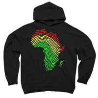 Crna historija Afrika za afrički američki pride crni grafički pulover Hoode - dizajn od strane ljudi
