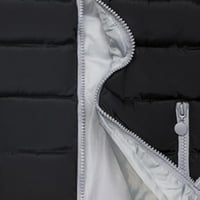 Ženski vrhovi Žene Ležerne prilike za trendovanjeSlose Zippers bez rukava sa punim toplim kaputom prsluk crni XL Z8914