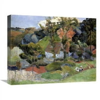 Global Galerija in. Pejzaž u Pont Aven Art Print - Paul Gauguin