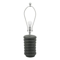 Sagebrook Home Ceramic 31 Rezervna stolna svjetiljka, crna