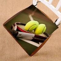 Teniski tenis reket teniski kuglice teniski teren stolica sjedala sjedalica za jastuke jastuk kat jastuk