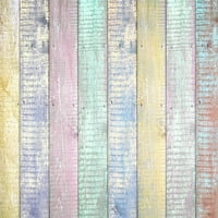 Fupoqi 7x5FT šareno rustikalno drvo ograda zida tekstura Uskrs fotografija pozabarenja Boja dječja dječja