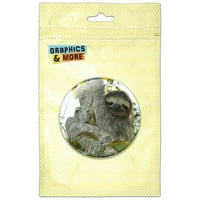 Sloth Pygmy u gumb za Pinback Pin