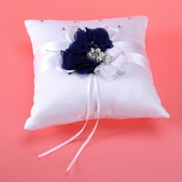 20 * ukrašeni vjenčani prsten jastuk za jastuk bisera doseljeni cvijet ukrašen nositeljica nosača