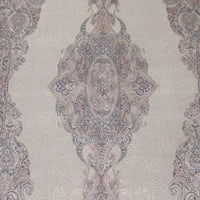 Izvor tepiha Zatvoreni tradicionalni predjela RUG 7'X10 'Bež i ivorije Cvjetni viktorijanski stil Silk