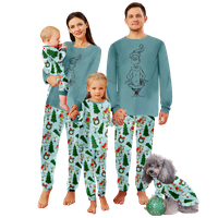 Porodična Božić pidžama iz crtanih monstruma Ispis beba-djeci-odrasli-kućni ljubimac Top i hlače BodySuits