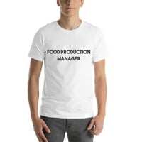 Nedefinirani pokloni 3xl Voditelj proizvodnje hrane Bold majica Skraćena majica s kratkim rukavima