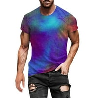 Muške majice V izrez, Muška vježba, modni ljetni dekolte majica 3D štampanje uzorak kratkih rukava