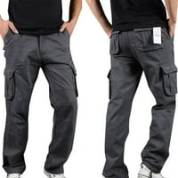 Leesechin muške teretne hlače Proljeće i jesen hip-hop Dizajn Sportske fitness labave pantalone Clearence