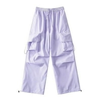 Teretne pantalone za žene Multi džepne casual elastične struk teretni pantalone casual pantalone za