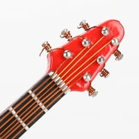 TEBRU KUPAKNI GUTAR GITAR GUITAR, mini ukras gitare, za božićni prisutni rođendan Porodična djeca