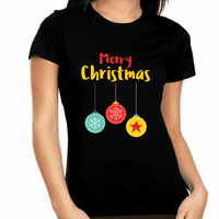 Božićni ukrasi slatke božićne majice za žensku božićnu majicu smiješna božićna majica Božićni pokloni
