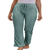 Grianlook dame dno elastične struke joga hlače visokog struka gumenih pantalona za gumenu hlače, čvrste