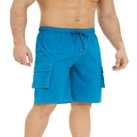 Bomotoo muške ljetne kratke hlače za crtanje kratkih kratkih hlača elastične struk dno Havajski mini