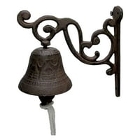 Dekor Zidni montirani rustikalno zvono za zatvorene ptice željeza starinski vanjski zvono na otvorenom