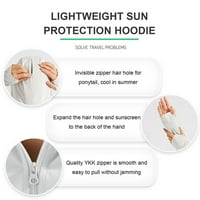 Senza Fretta Lagana zaštita od sunca odjeća s dugim rukavima ICE HOODIE JACXPA svile Z9L0