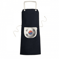 Koreja Nacionalna zastava Soccer fudbal pregača Bib Sarong Kuhanje Pečenje Kuhinjski džep Pinafore
