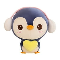 Pontos Penguin Plish lutka Noseći slušalice 3D Lovely Plishies Fluffy Companion Sleep Jastuk Crtani