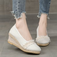 Eczipvz platforme sandale za žene sandale Ljeto Dressy Wedge Sandals Flat Cipes Udobna boemska cvjetna