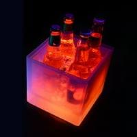Pgeraug kašika za ledu Ledena kanta sa LED ledenim kantom, dvostrukim slojem, za ljetno rashladnoj zabavi