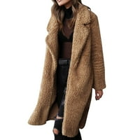 Ženska modna gornja utičnica Leopard Print Winter Thirt Udoban kaput s dugim rukavima Hot6SL4884802