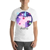 Nedefinirani pokloni L Personalizirana zabava Unicorn Aisha kratka rukava pamučna majica