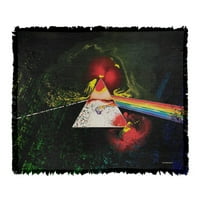 Pink Floyd ćebe, 50'x60 'tamna strana boja u motornoj boji tkaninu tapiset pamučni mješavina