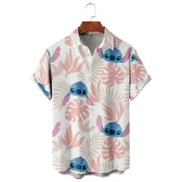 Slatka majica uboda, košulja Disney Rovova, vintage Hawaii majica na plaži, tropska havajska košulja