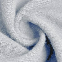 Ljetne haljine za žene okrugli izrez Modni čvrsti srednji duljina haljina s kratkim rukavima bijela