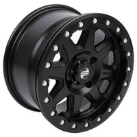 Tusk Uinta Beadclock Wheel 4. + 3. Matte crna za Polaris RZR S EPS -