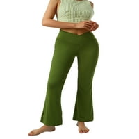 Arvbitana joga hlače za žene čvrste kravate za bojenje tiskane hlače s visokim strukom Trgovina TUMMIJA