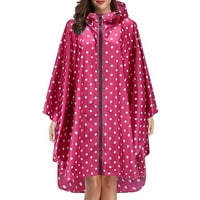 Viikei HOODES ZA ŽENSKE HOODING MASHIRT za žene modne žene kišni jakni kaput ispisa s kapuljačom za