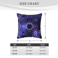 Velvet Dekorativni jastuk za bacanje na poklopci 2, meka kvadratni jastuk s nevidljivim patentnim patentnim